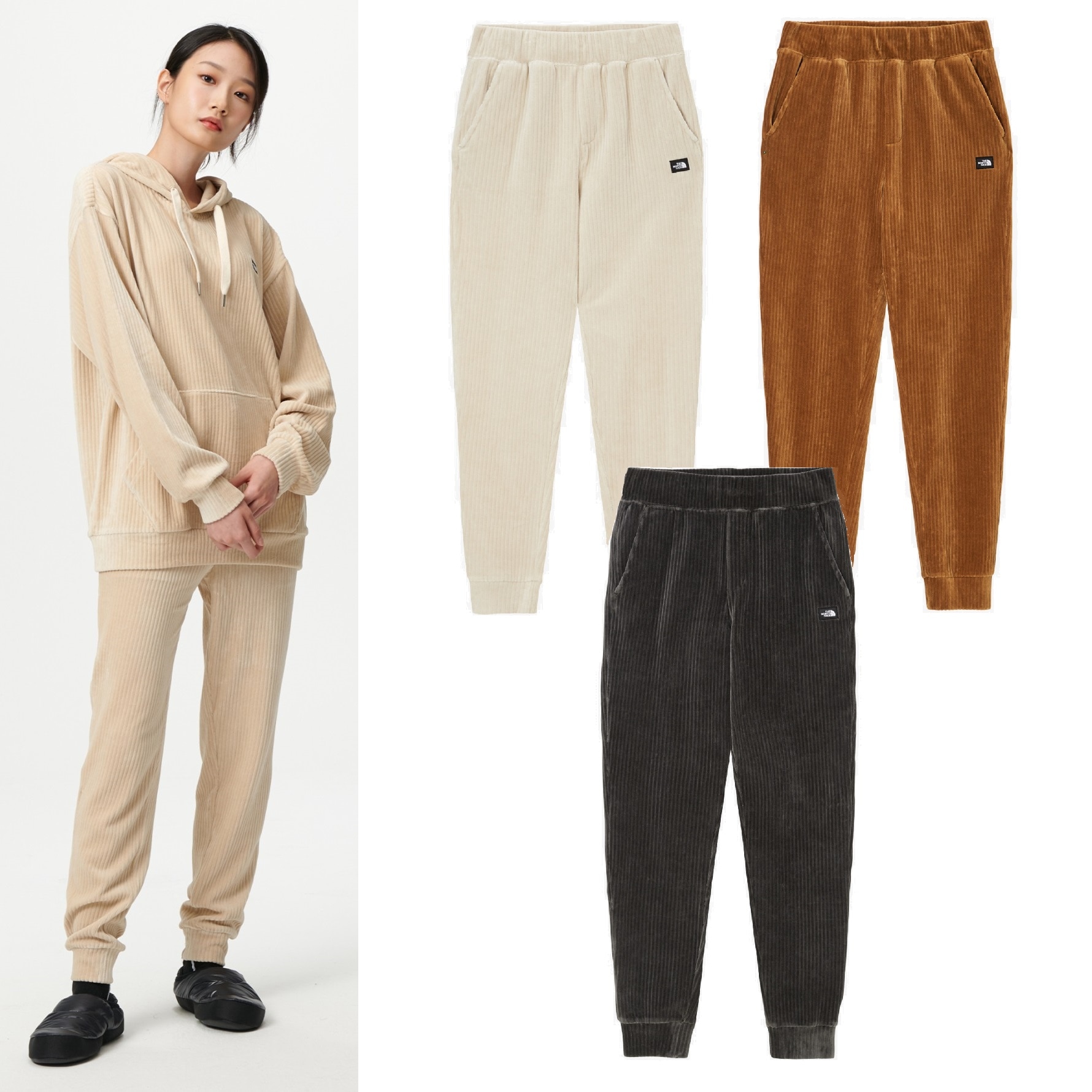 CORDUROY JOGGER PANTS 3色 新商品 韓国人気 男女共用 肝節期 冬のファッション 防寒用品 韓国ファッション ストリートファッション 女性服