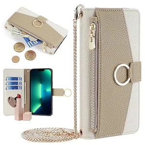 【1つ買うと10個もらえる】メガ割iPhoe 15 14 13 12 11 Po スマホケース Xs Max XR SE23 金属製の斜めショルダーストラップ電話保護レザーケース 多機能財布手帳型カー