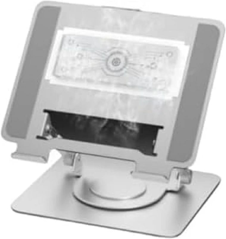 ノートパソコンスタンド アルミ合金 360度回転 パソコンスタンド 高さ角度調整可能 折りたたみ式 パソコンスタンド 滑り止め タブレットスタンド 放熱対策 軽量 パソコンスタンド デスクトップ ノー