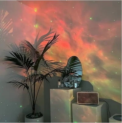 ホームズ オーロラムード灯『BTSジョングク愛用』 LED照明 部屋の隅 宇宙旅行 韓国人気 ムードランプ スターライト2934インテリア照明・ライト