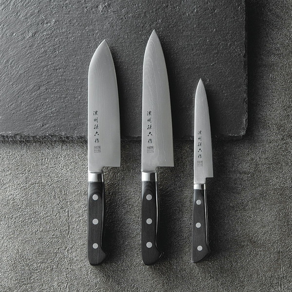 500B 濃州孫六作 ダマスカス包丁3点セット 27,393円