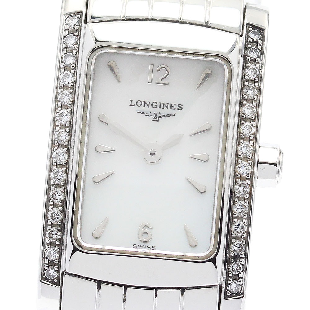 ロンジン LONGINES L5.158.0 ドルチェヴィータ サイドダイヤ クォーツ レディース _878427【中古】