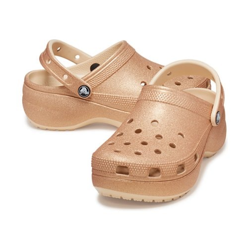 クロックス (クロックス) 女性用クラシックプラットフォームグリッタークロッグシャツ (24SWCL207241)