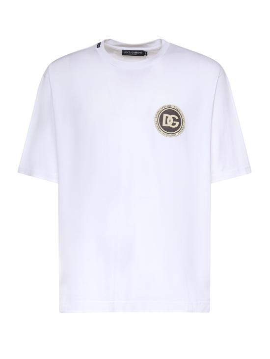 DOLCE & GABBANA Men T-Shirts G8PN9Z G7PZFW0800 White