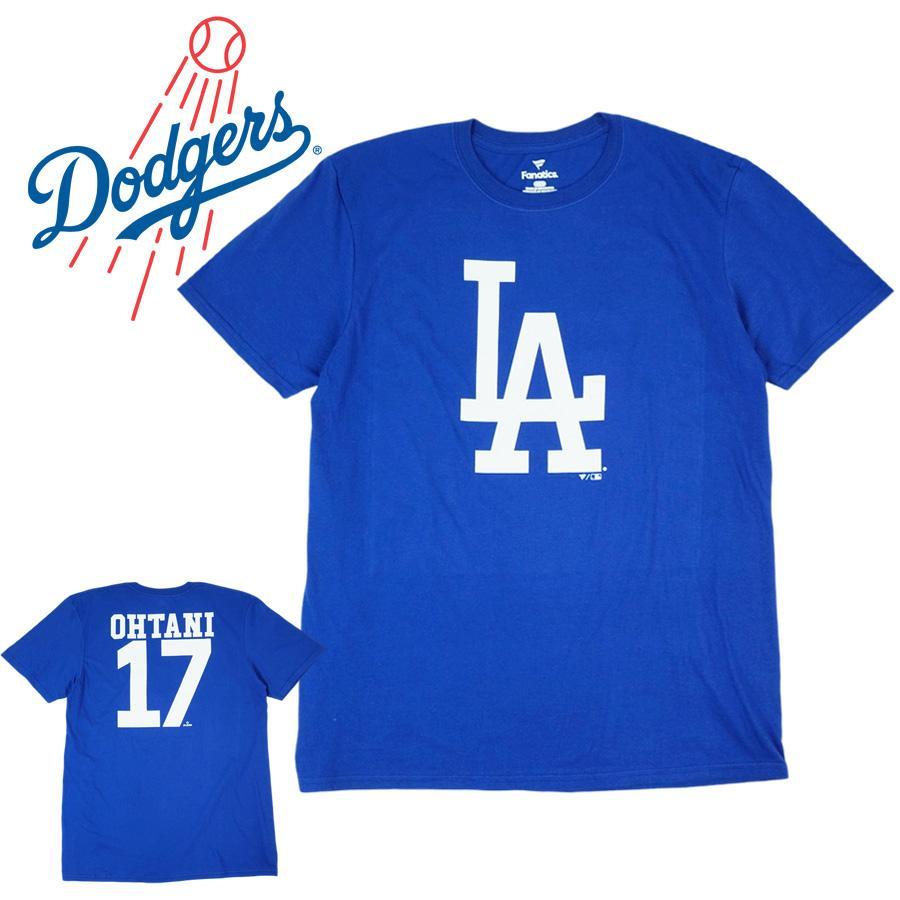 大谷翔平 Tシャツ 公式 ドジャース グッズ 両面クリックポスト対応可FANATICS ファナティクス オフィシャルTシャツLA DODGERS ロサンゼルス ドジャースBR