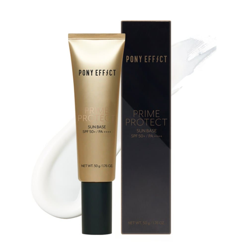 ポニーエフェクトプライムプロテクトサンベースリニューアルSPF50+ PA++++ 50g1個