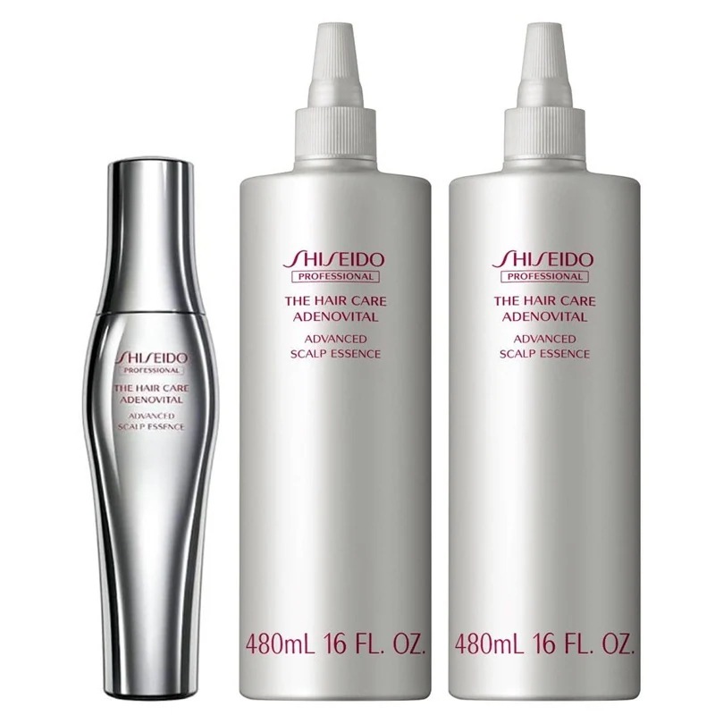 資生堂 ザ ヘアケア アデノバイタル アドバンスト スカルプエッセンス 180ml ×1 + 480ml ×2 セット 3点セット 育毛 促進 抜け毛ケア 頭皮ケア