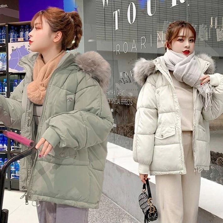 防寒 中綿コート　ダウンコート　ベンチコート ジャケット　 コート　ダウンジャケット フード付き ファー付き 大きいサイズ　オーバーサイズ　温かい　軽量　冬　S M L LL今日は30パーセント