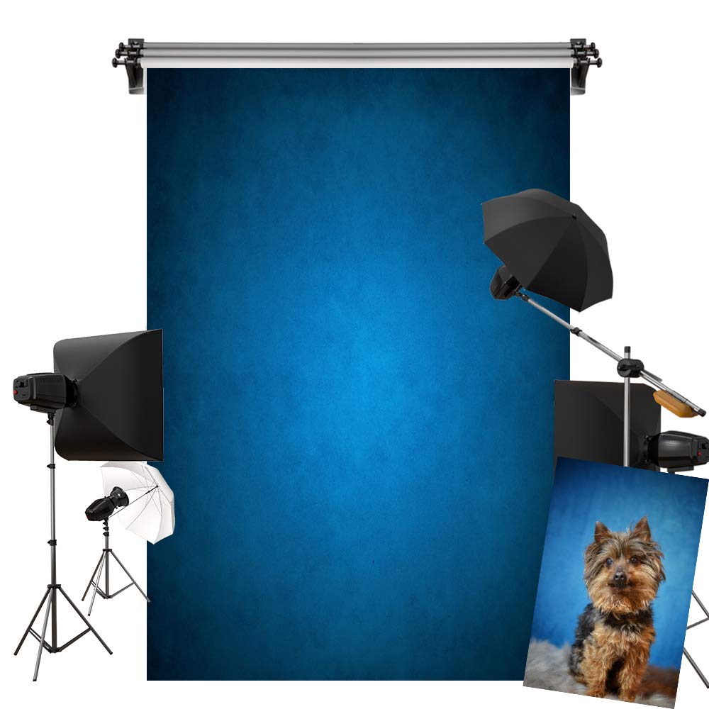 Kate 1.5x2.2m 青 背景布 濃い青 背景 ビンテージ背景 ポートレート写真 背景 写真スタジオ 写真撮影用 背景 布 装飾用 カスタマイズ可能な背景