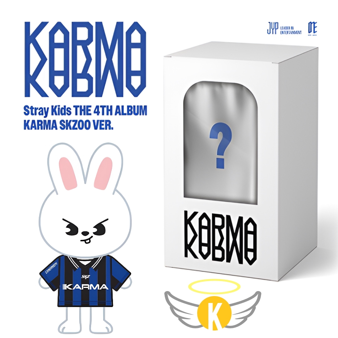 [当日発送] LEE KNOW バージョン, [SKZOO VER] 特典付き Stray Kids 正規4集 KARMA SKZ Leebit