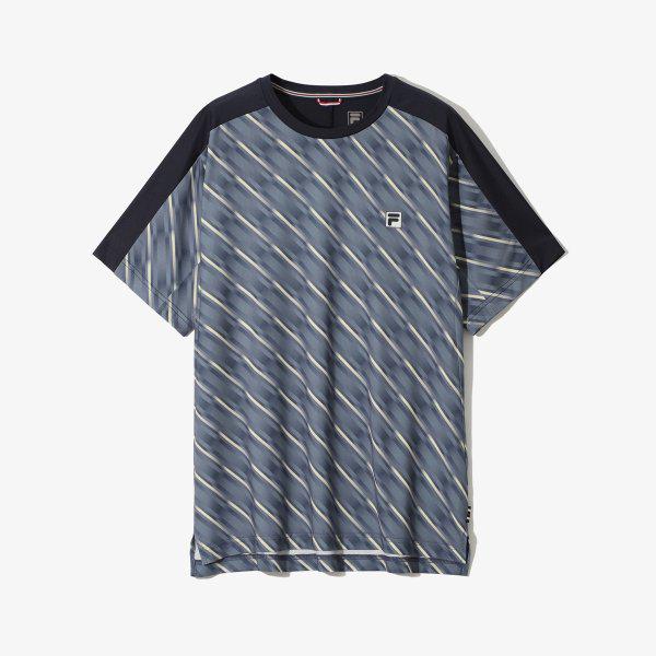 [FILA] [分離ユニ] ポリスパン全面プリント半袖Tシャツ (FS253RS11U001_041)