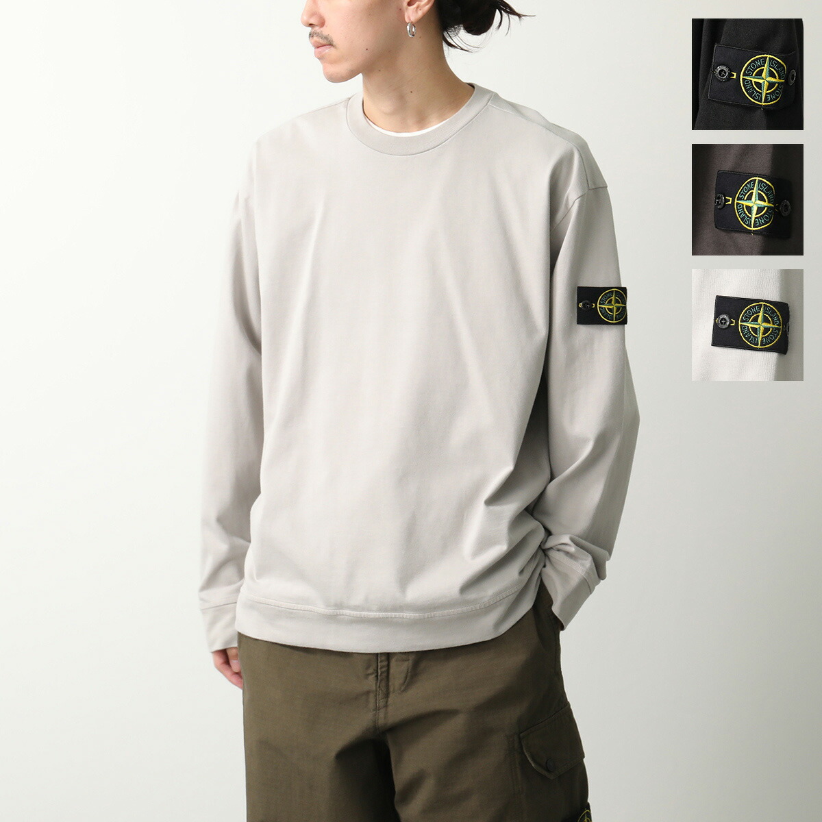 STONE ISLAND ストーンアイランド トレーナー K2S156100075 S0A50 6100075 メンズ スウェットシャツ クルーネック 長袖 カラー3色