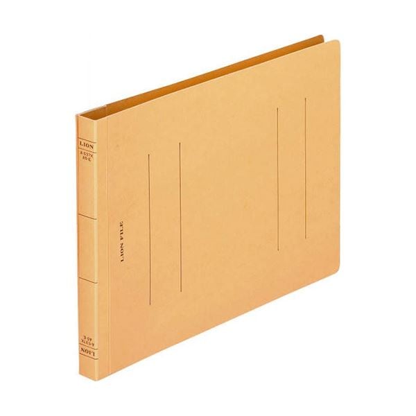 (まとめ) ライオン事務器 フラットファイル(環境)樹脂押え具 A5ヨコ 150枚収容 背幅18mm 黄 A-537KA5E 1冊 (×30セット)