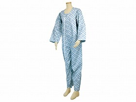 幸和製作所 テイコブ エコノミー上下続き服 サックス L UW01SA-L 6,395円