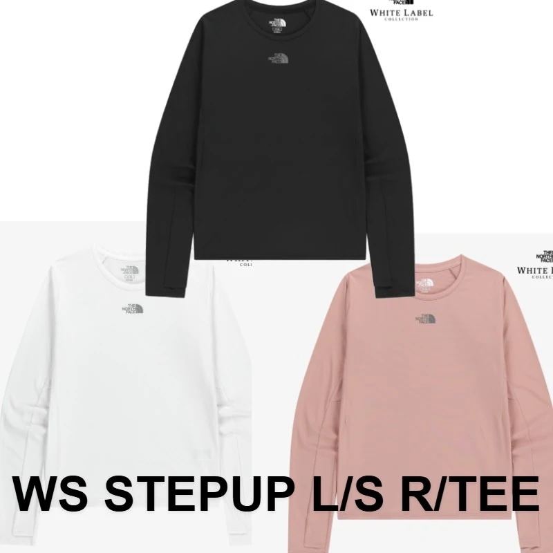 韓国正規品保証 関税負担なしNT7TR81J WS STEPUP L S R TEEデイリー 基本 着装 男子 女子 人気 韓国 ファッション 男女共用 アウトドア