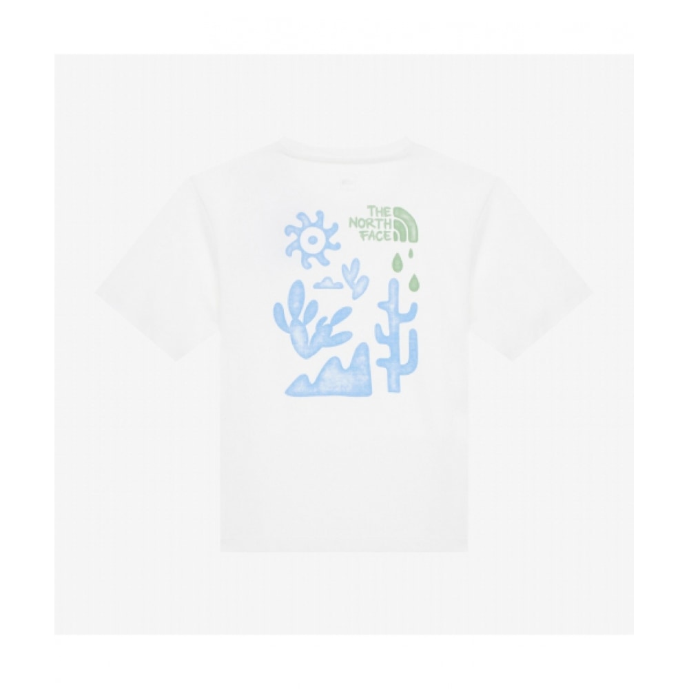 THE NORTH FACE キッズ ネイチャーグロウ 半袖 Tシャツ NT7UR05S_OWH