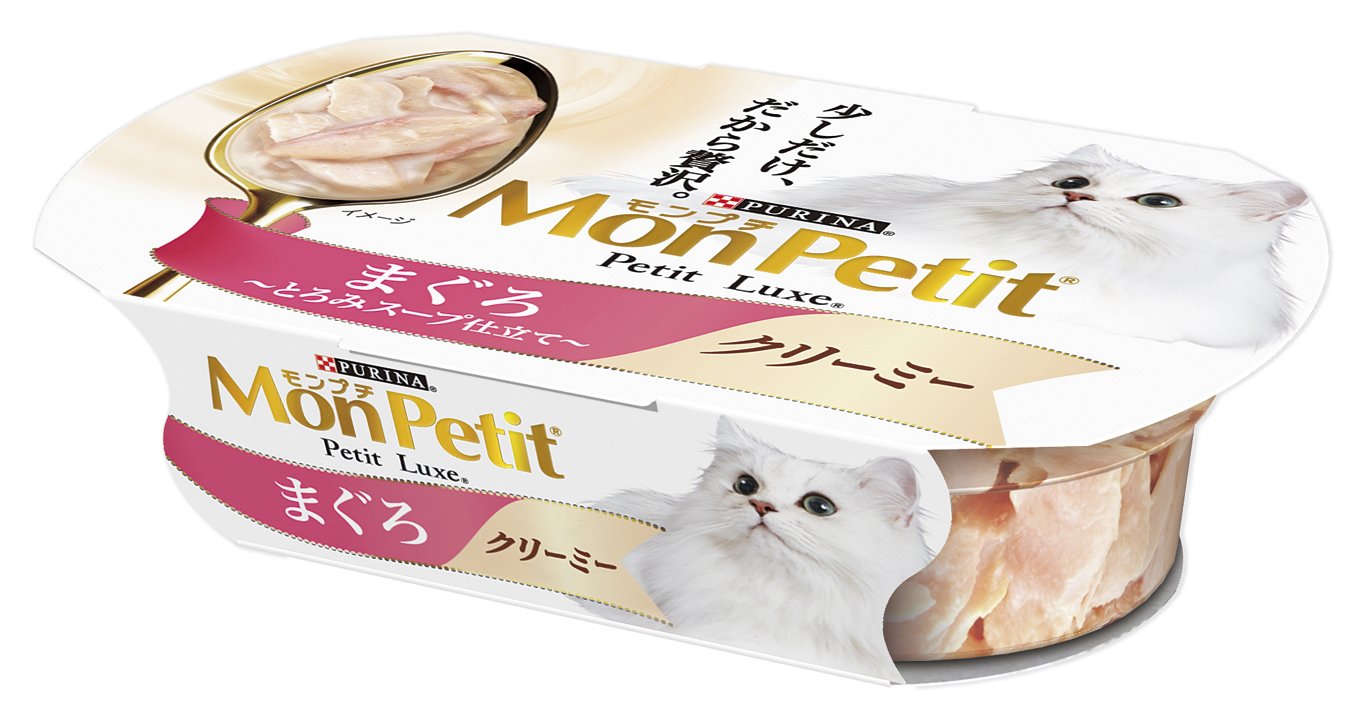 モンプチ プチリュクスカップ 成猫用 クリーミーまぐろ 57g×48個入り (ケース販売) [キャットフード]