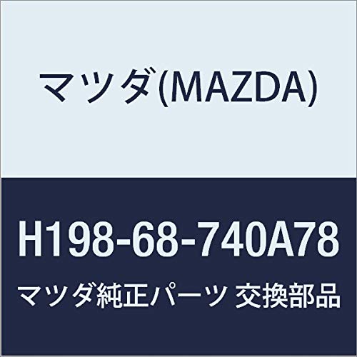 マツダ(MAZDA) 純正 プレート(L) リヤースカーフ (H1) H198-68-740A78