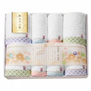 和布小紋 バスタオル4P/フェイスタオル4P WFK-1010