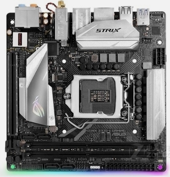 ASUS ROG STRIX Z370-I GAMING LGA 1151 DDR4 32GB HDMI Mini-ITX Motherboard