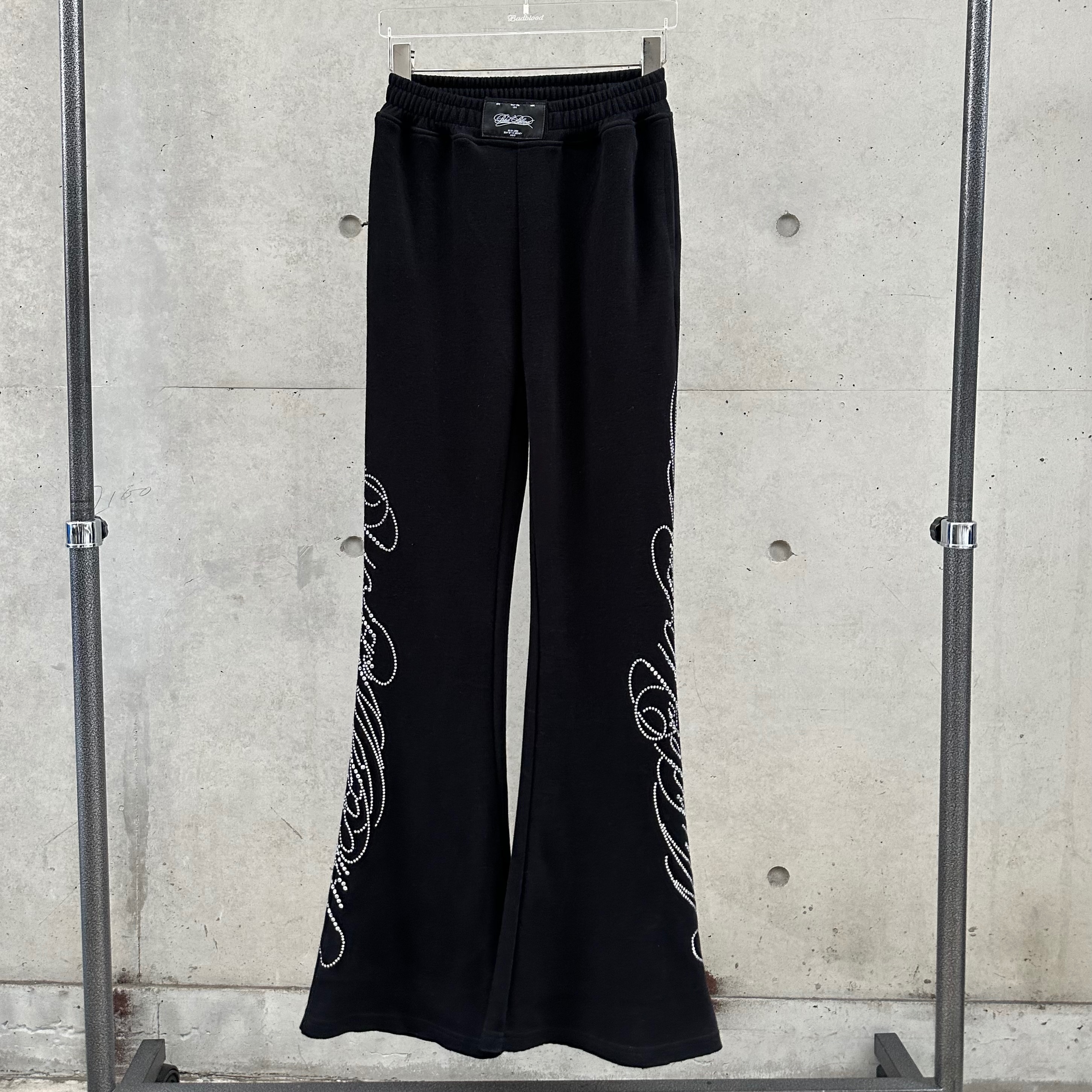 ダーククラシック MYM ラインストーン 筆カット パンツ - ブラック