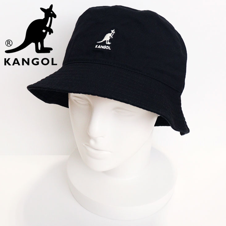 KANGOL カンゴール バケットハット WASHED BUCKET シンプル メンズ レディース 男女兼用 お揃い かっこいい カジュアル クール ロゴ 230-069602 230069602