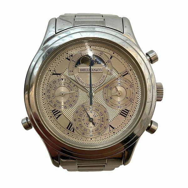 シェルマン グランドコンプリケーション 6770-H25152 クォーツ 腕時計 【中古】