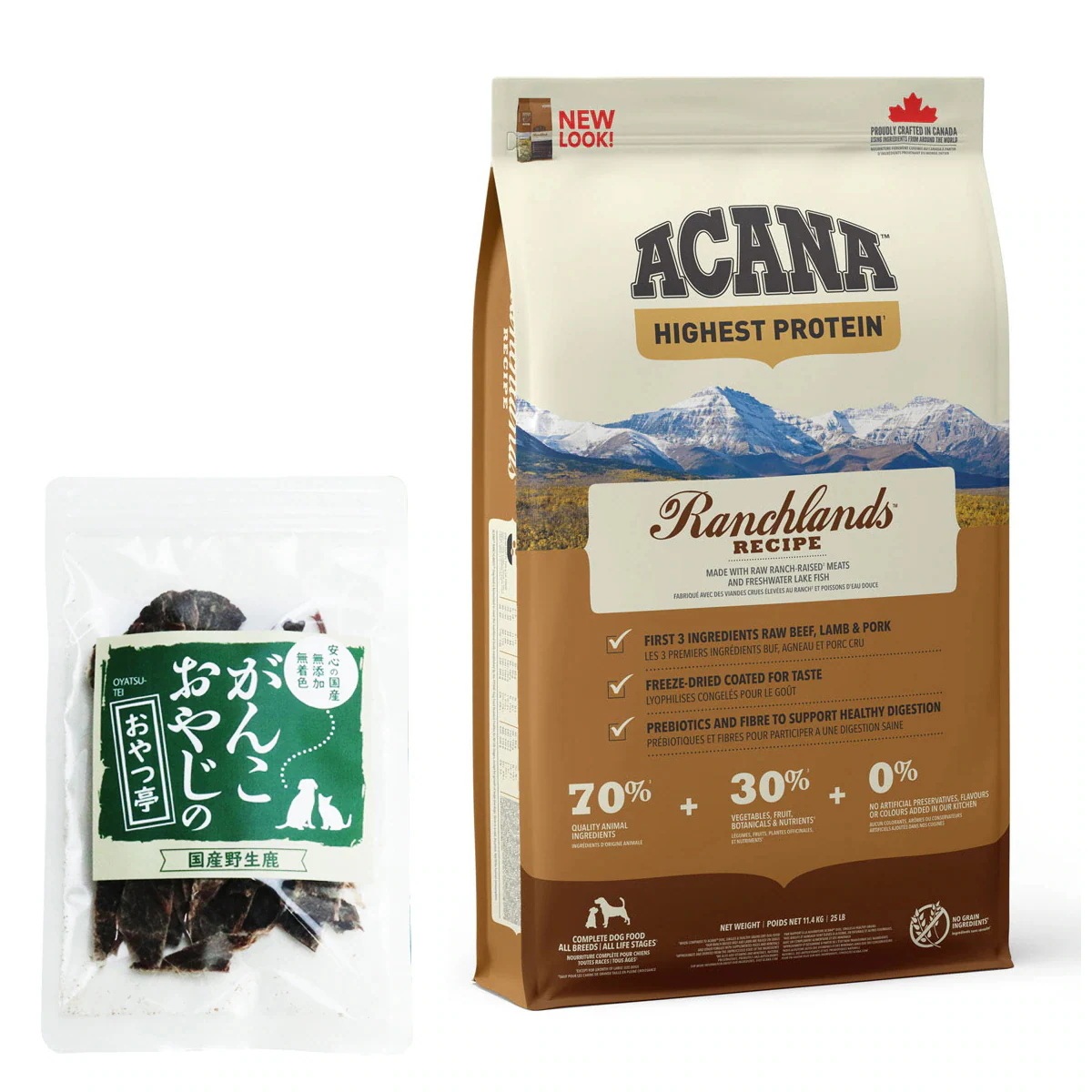 ハイエストプロテイン ランチランド ドッグレシピ 11.4kg ドッグフード【国産鹿肉ジャーキースモールカット40g付き】