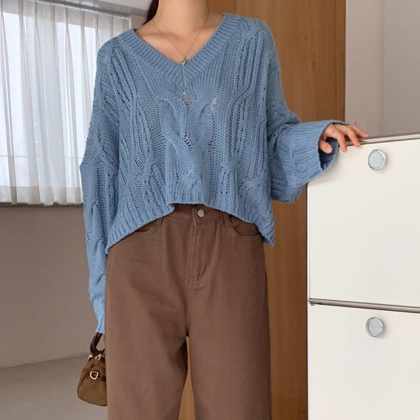 ダイエットアイテム 女子 ウィービング カジュアル タンク Vネック ハチ デイリー ニット