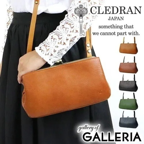 クレドラン バッグ CLEDRAN クレドラン ポシェット ショルダーバッグ NOM ノム がま口 レディース CL-2542