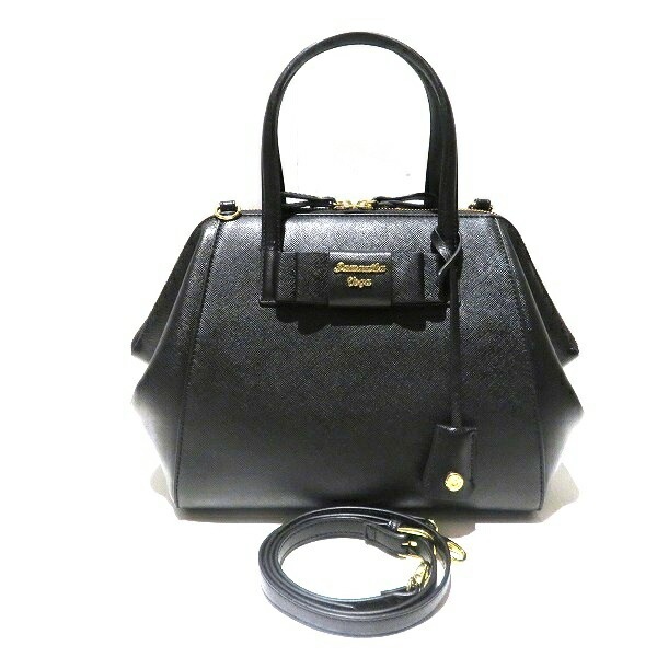 サマンサベガ リボンモチーフ バッグ ハンドバッグ ショルダーバッグ 【中古】