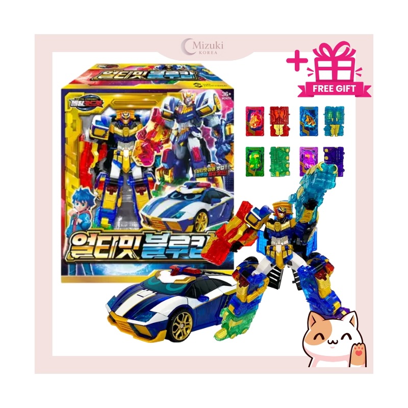 【再販!!】メタルカードボット/シーズン3/アルティメット・ブルーコップ 再販モデル/2段変身/合体/変身ロボット/韓国正規品/新型/無料ギフト