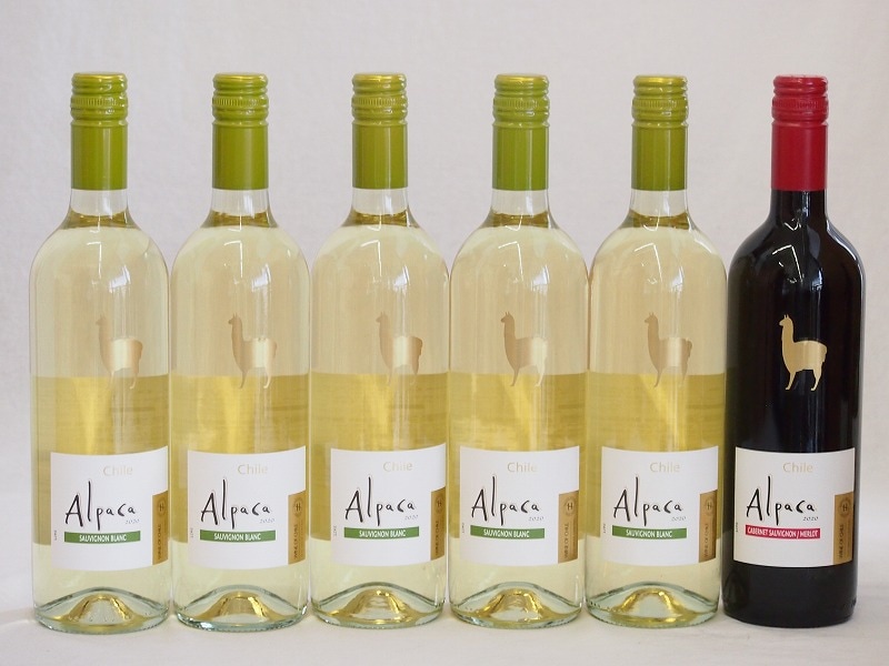 チリ産ワインアルパカ6本セット(赤カルメネール(フルボディ) 白ソーヴィニヨンブラン(辛口)) 7 5,382円