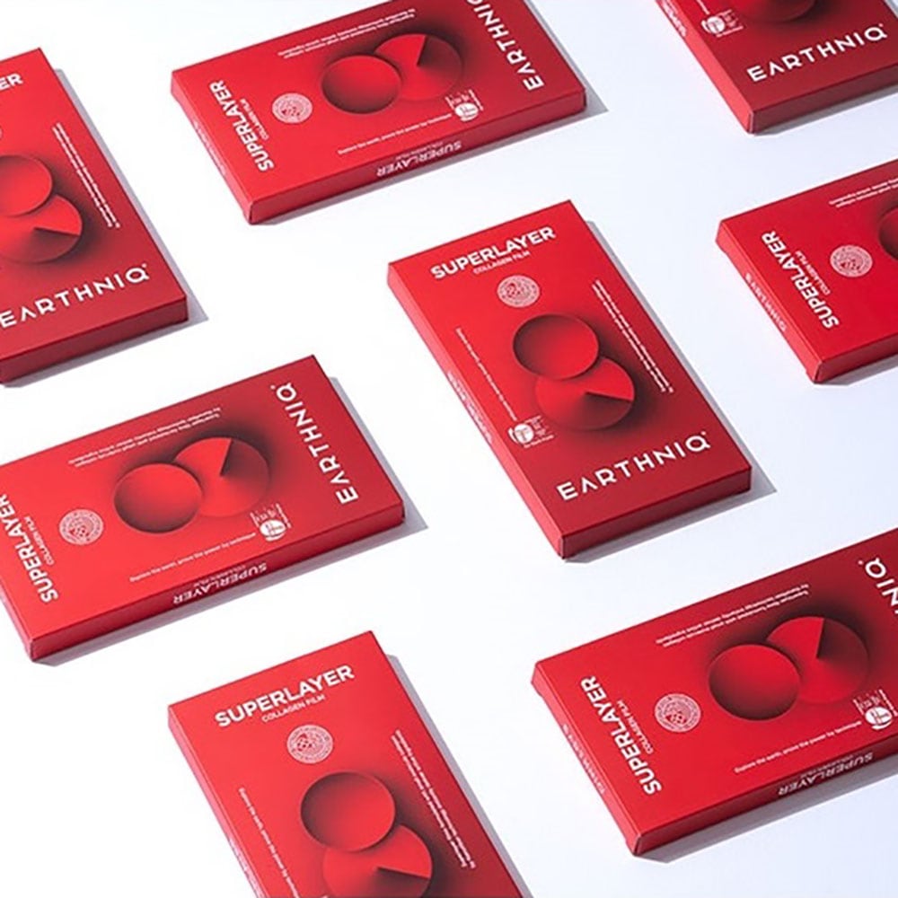 Earthniq Superlayer コラーゲンフィルム 60PCS+フェイスミスト 100ml