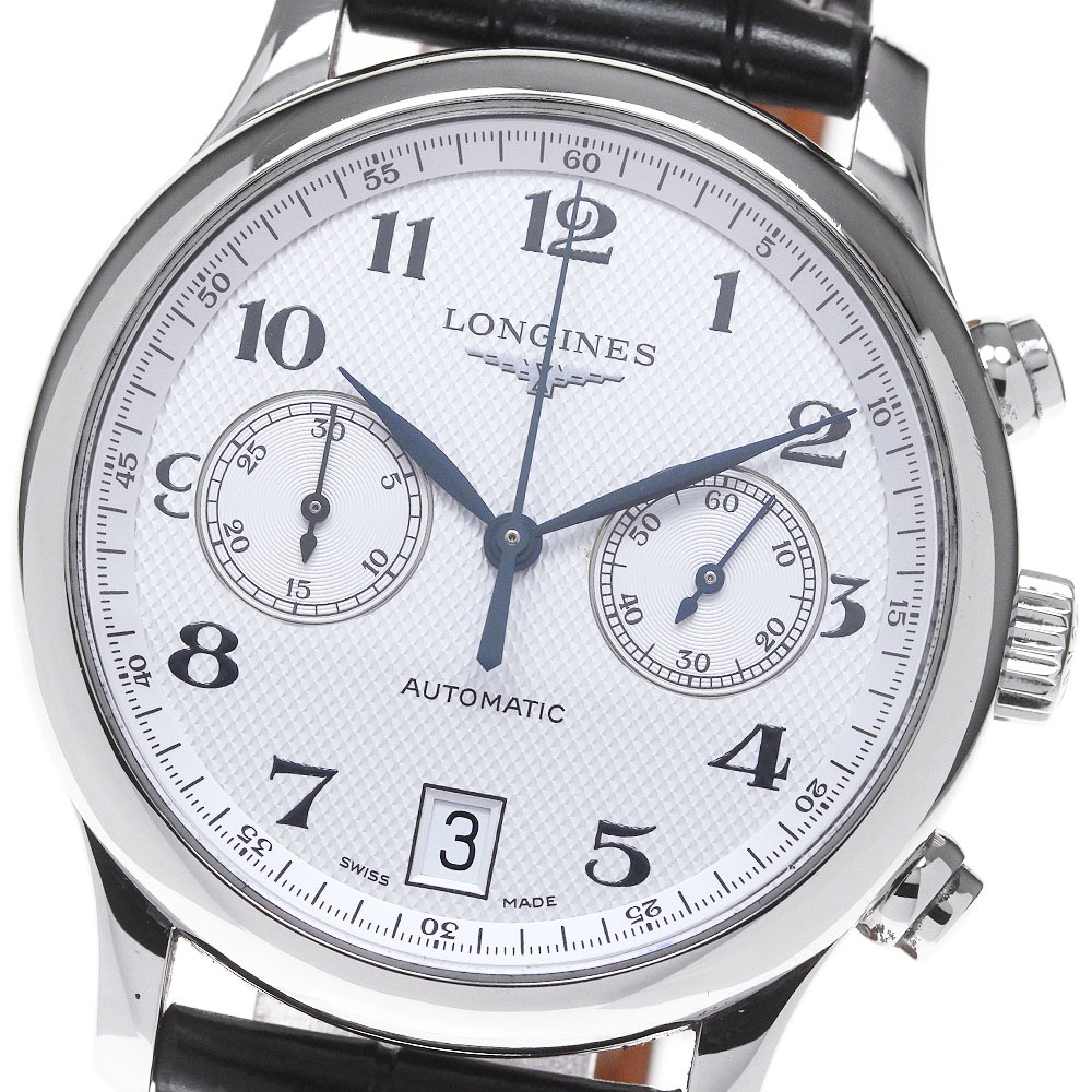 ロンジン LONGINES L2.669.4 マスターコレクション クロノグラフ 自動巻き メンズ _849865【中古】その他 ブランド腕時計