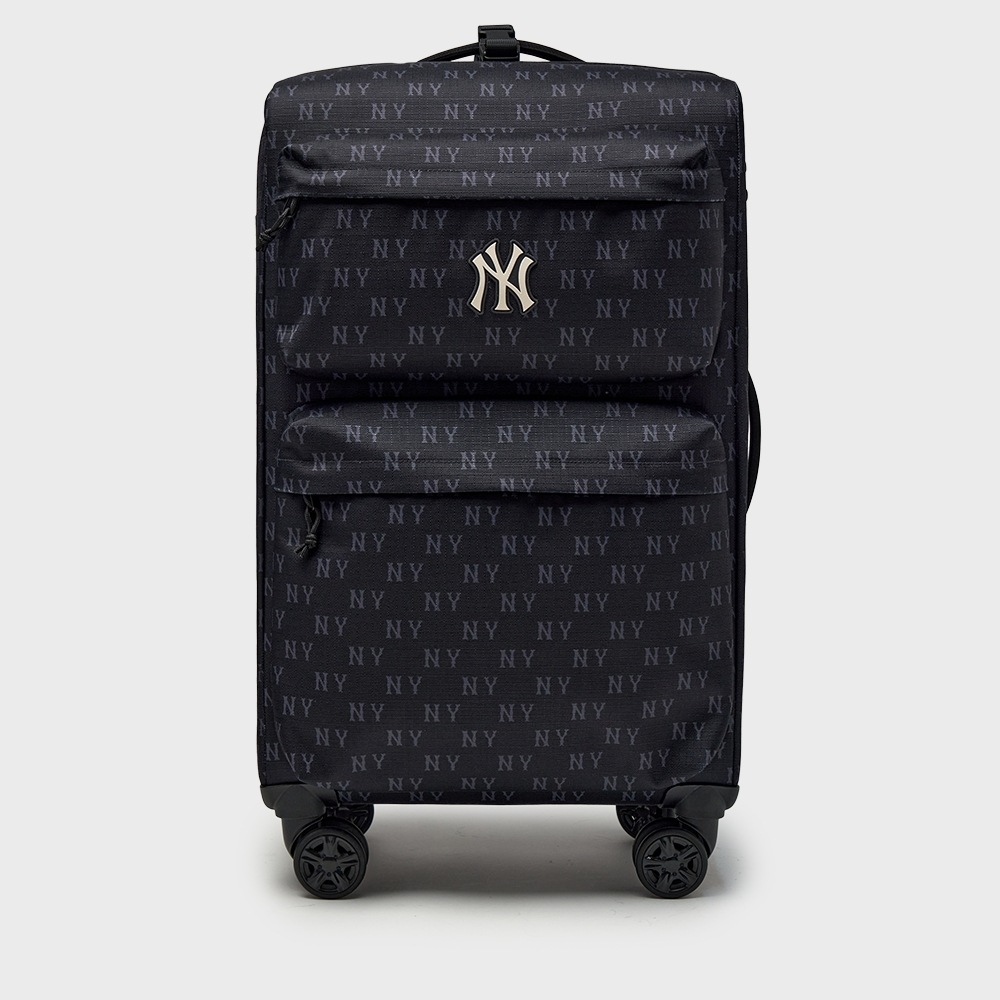 MLB [MLB] モノグラムアウトドアキャリア 26インチ NY (ブラック)