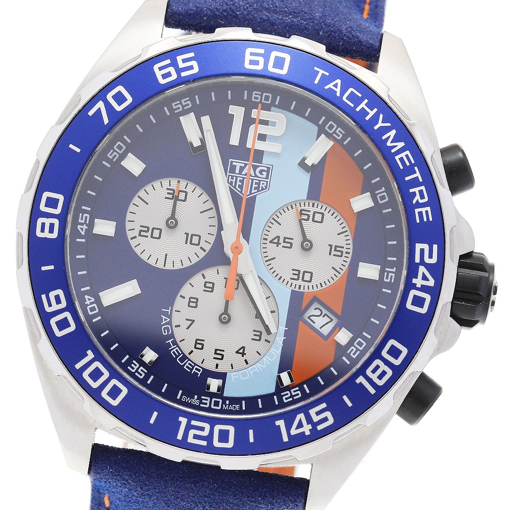 タグホイヤー TAG HEUER CAZ101N ガルフ フォーミュラ1 クロノグラフ クォーツ メンズ _849234【中古】