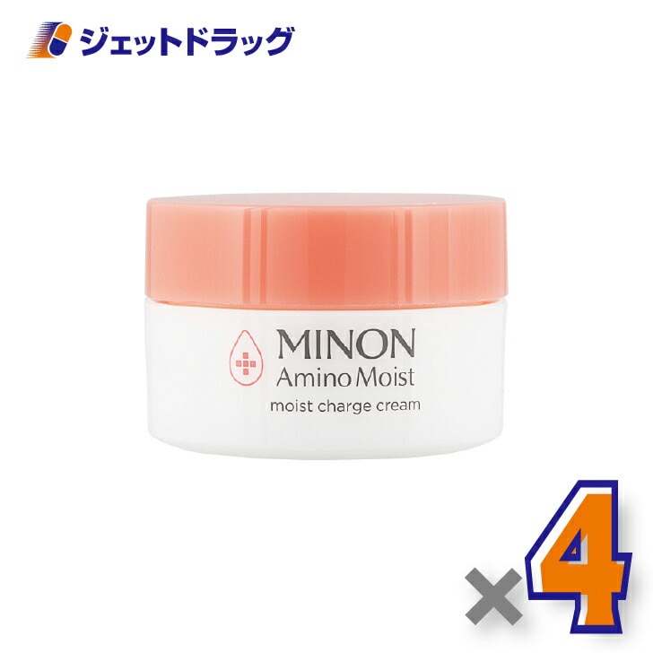 【化粧品】ミノンアミノモイスト モイストチャージクリーム 40g ×4個（敏感肌・保湿クリーム）