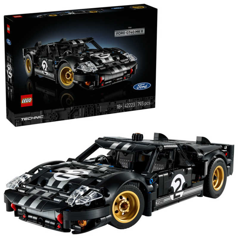 レゴジャパン　レゴ(LEGO) テクニック 1966 Ford GT40 MKII レースカー　42223