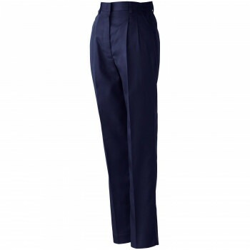 桑和 420 レディースツータックスラックス Mサイズ ネイビー（1）