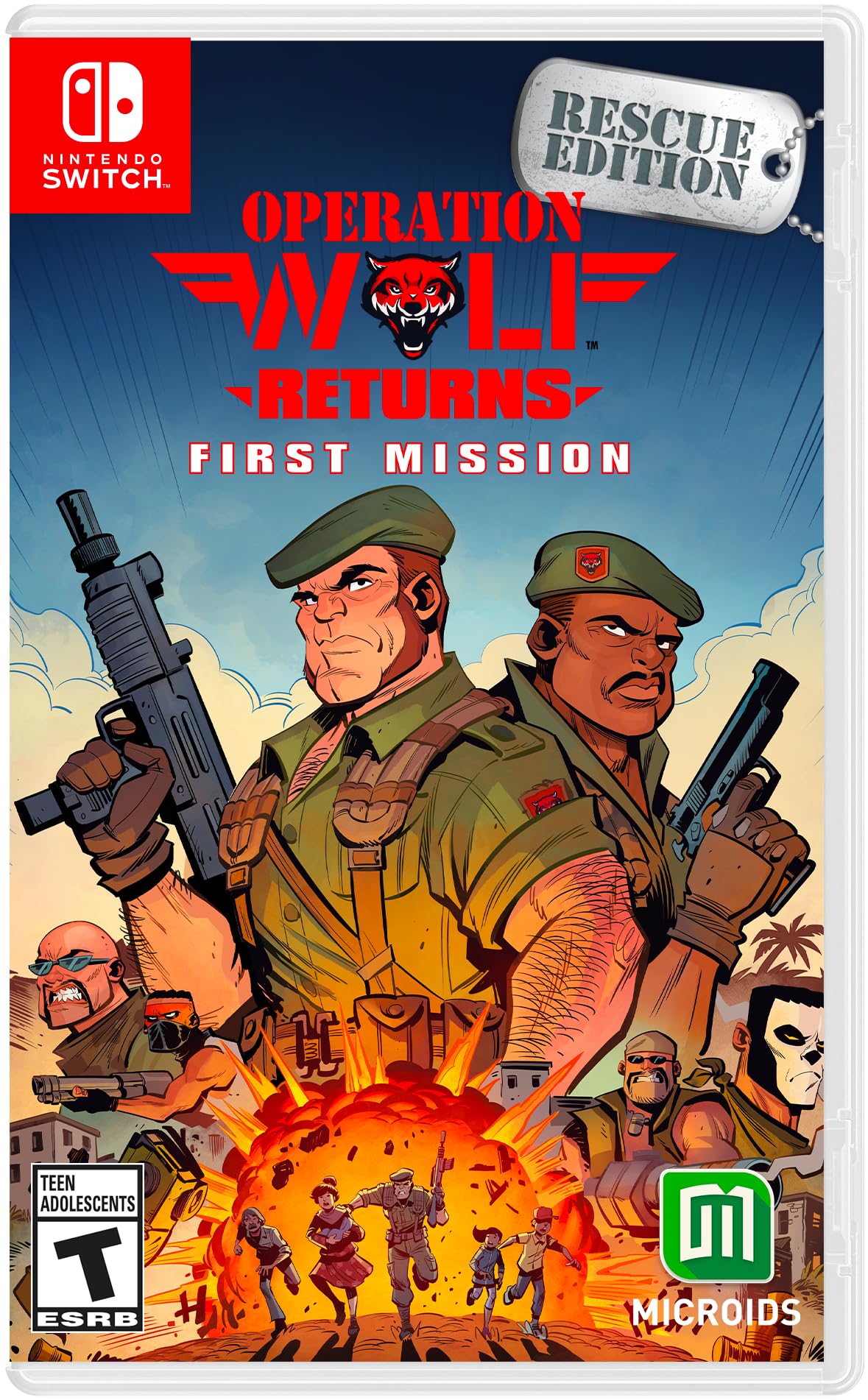 全国送料無料 Operation Wolf Returns: First Mission (輸入版:北米) Switch