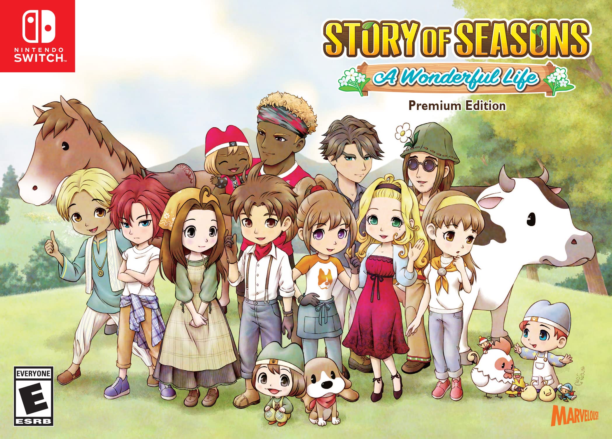 全国送料無料 Story of Seasons: A Wonderful Life Premium Edition (輸入版:北米) Switch