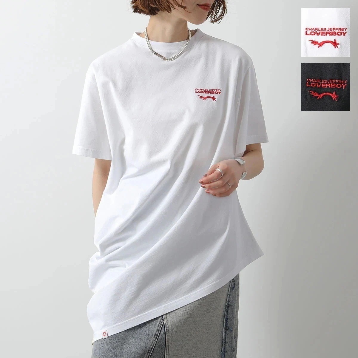 CHARLES JEFFREY LOVERBOY チャールズジェフリーラバーボーイ Tシャツ TOPSY TURVY TEE 54101302 05410130