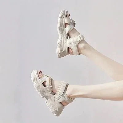 今も人気 美脚脚やせ疲れないサマー靴！ レディースフラットサンダル スポーツビーチ用 80セット 25