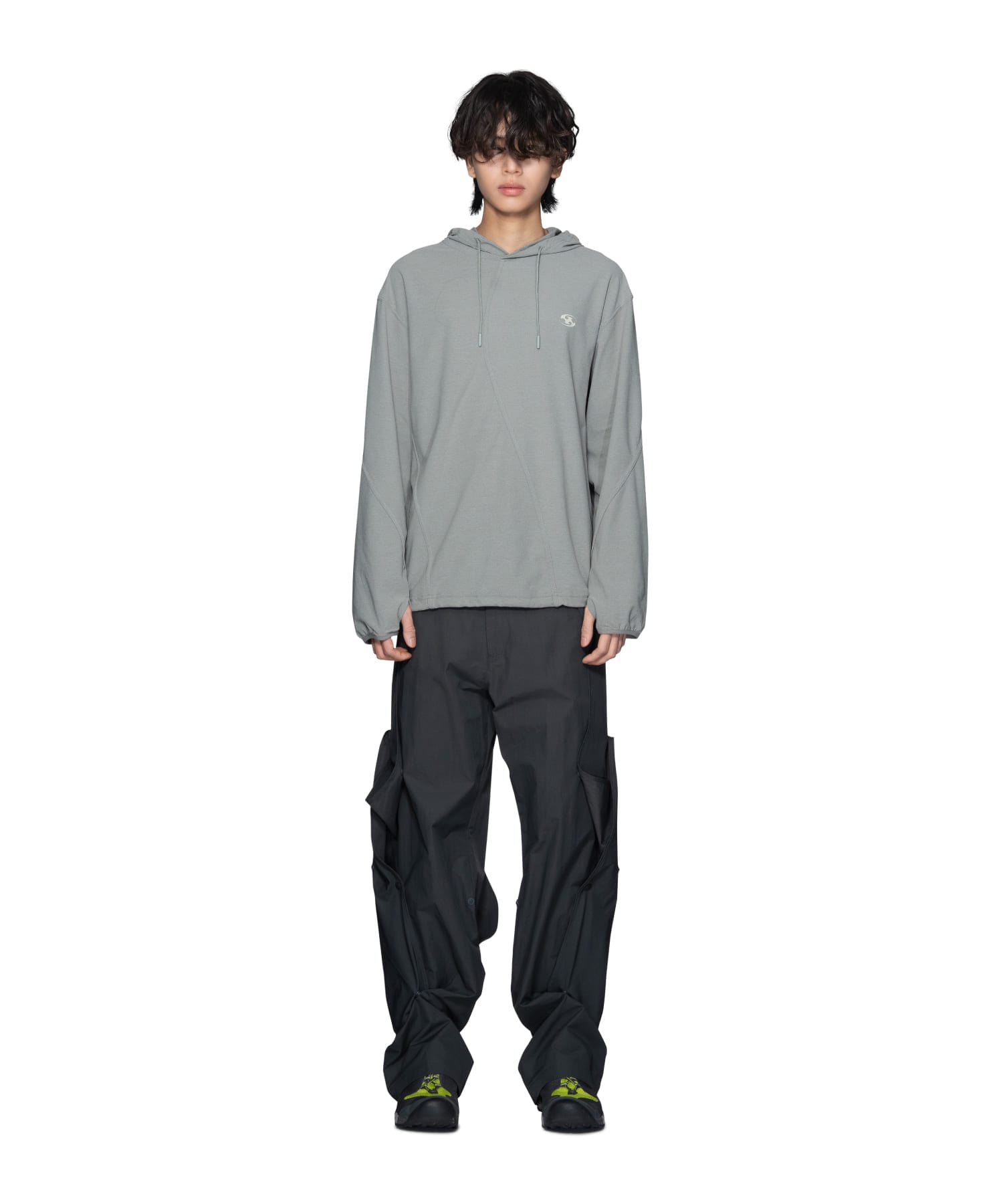 【SANSANGEAR】 23FW LAYER PANTS : CHARCOAL