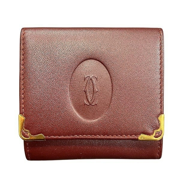 カルティエ Cartier マスト ドゥ 小銭入れ コインケース レディース 財布 【中古】