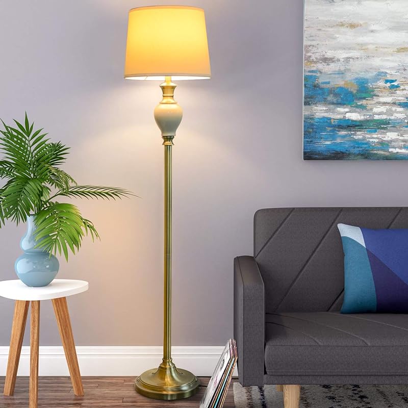 フロアライト フロアランプ フロアスタンド 間接照明 照明器具 陶磁器ランプ 癒し雰囲気 モダンスタイル 高級品 書斎貫乳寝室居間 口金E26（電球別売り） Nilight