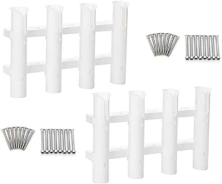 4連 ロッドホルダー 竿立て 釣り竿 スタンド 道具 収納 船 ボート 竿置き 竿受け ロッドスタン