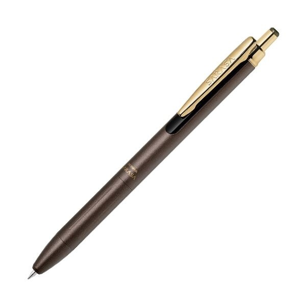 （まとめ） ゼブラジェルボールペン サラサグランド 0.3mm ブラウングレー P-JJH57-VEG 1本 (×5セット)