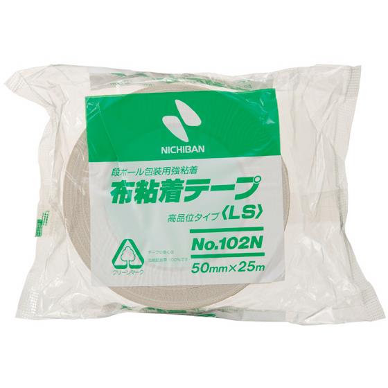 布粘着テープ 黄土 50mm×25m 30巻 ニチバン 102N7-50